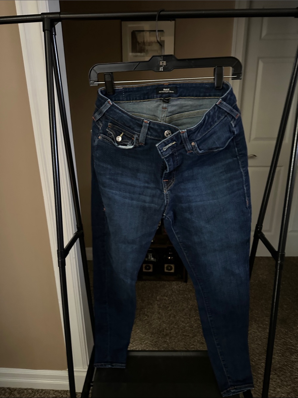 True Religion Women's Dark Blue Skinny Jeans